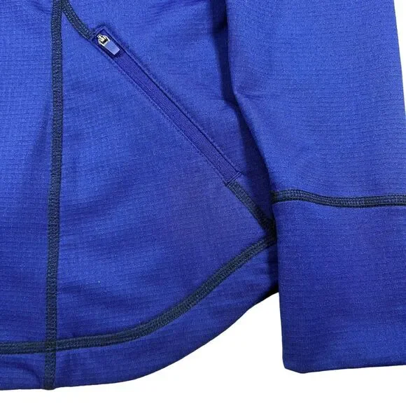 Eddie Bauer First Ascent Pullover Womens Navy Blue Half Zip Activewear Jacket L - Picture 4 of 12